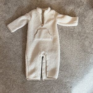 Gerber Cream Sherpa Footie One-Piece